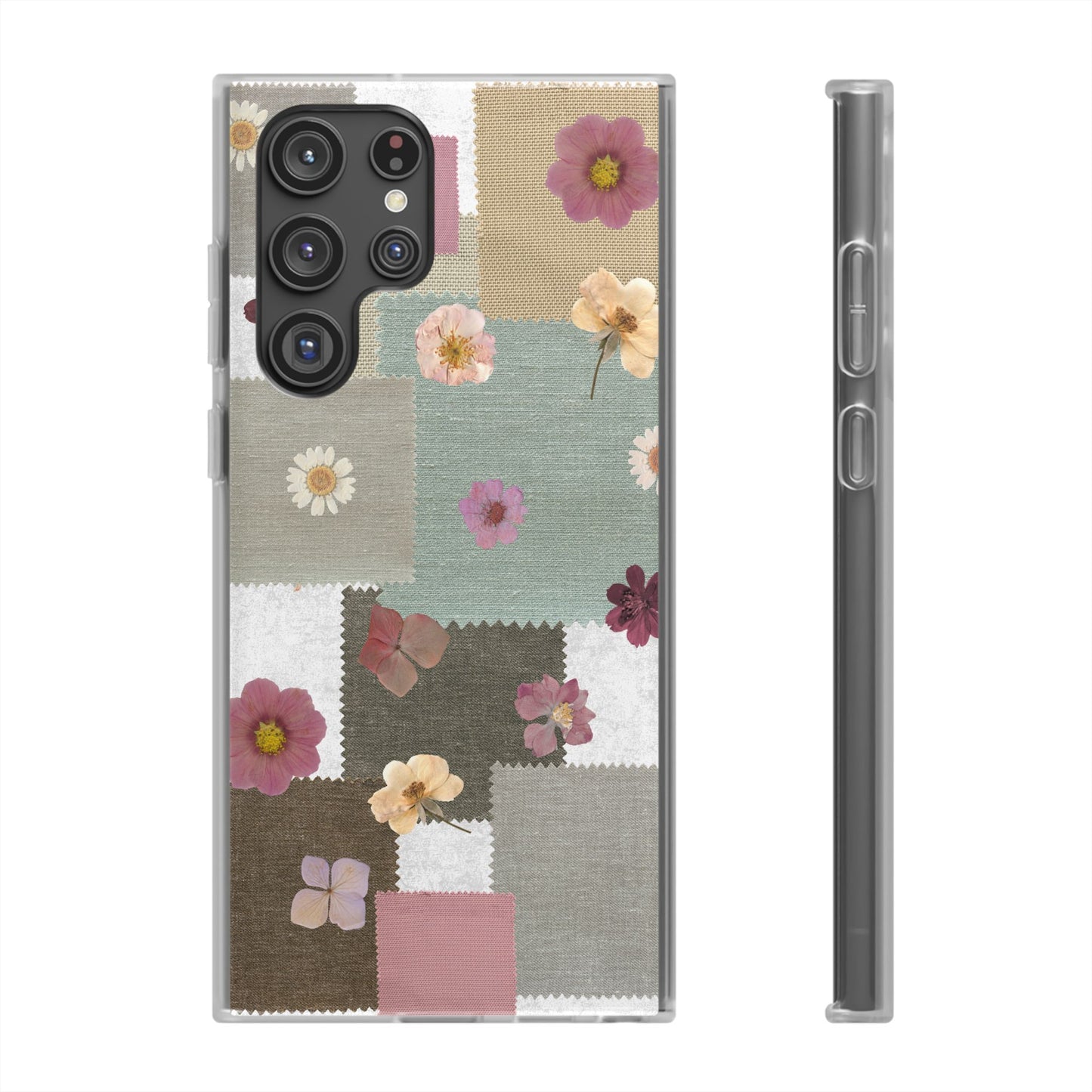 Cute Floral Patchwork Phone Case